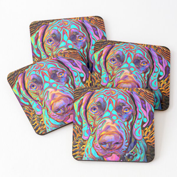 Item preview, Tribal German Short Hair Pointer Dog Art 3 designed and sold by DiatomDesigns.