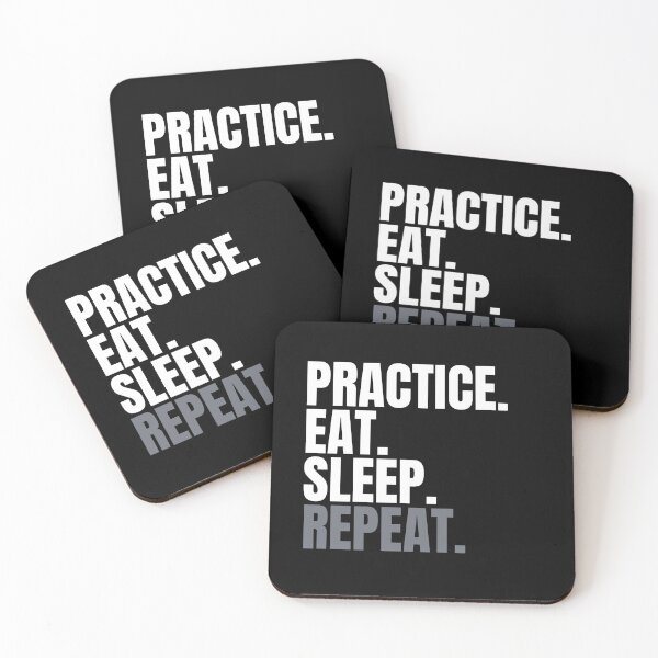 Item preview, Practice Eat Sleep Repeat - For Tennis Player designed and sold by TieBreak-Tennis.