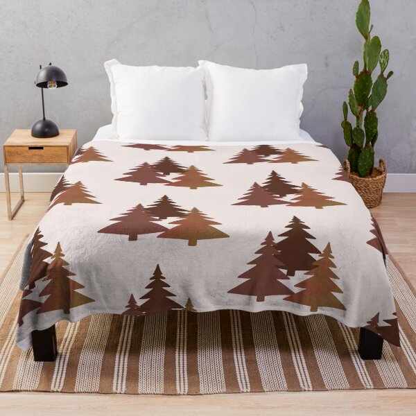 Item preview, Christmas tree design pattern, seamless, spicy mix, brown, vanilla brown designed and sold by LishiArts.