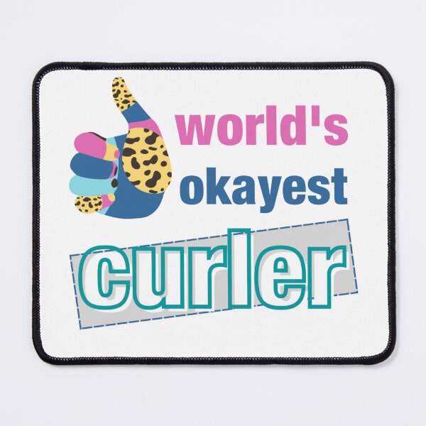 Item preview, World's Okayest Curler designed and sold by InspireZoneAN.