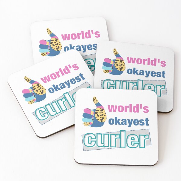 Item preview, World's Okayest Curler designed and sold by InspireZoneAN.
