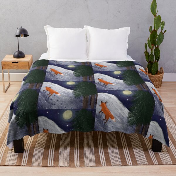 Item preview, Snowy night designed and sold by Alliecat Arts.