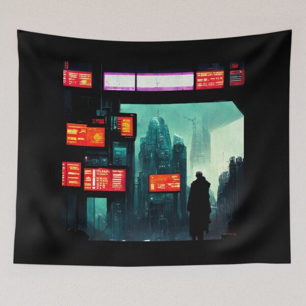 Item preview, CYBERPUNK FUTURISTIC DYSTOPIAN WORLD designed and sold by Bien Design.