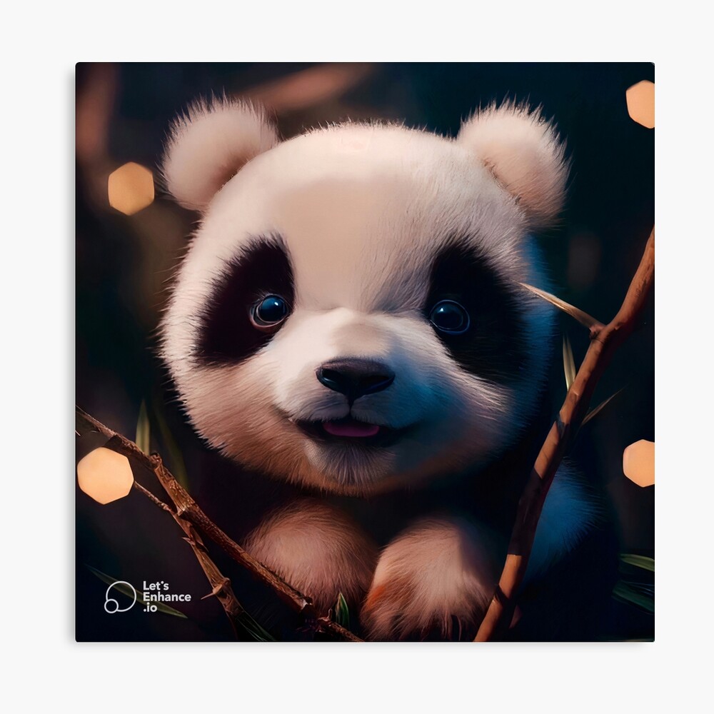 Cute Panda Realme 8 Pro Back Skin Wrap