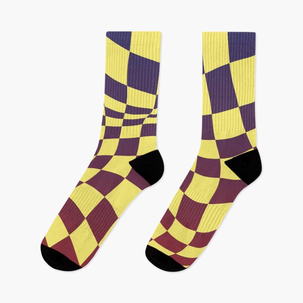 Aperçu de l'œuvre Wavy CheckerImprimer créée et vendue par zibziby.