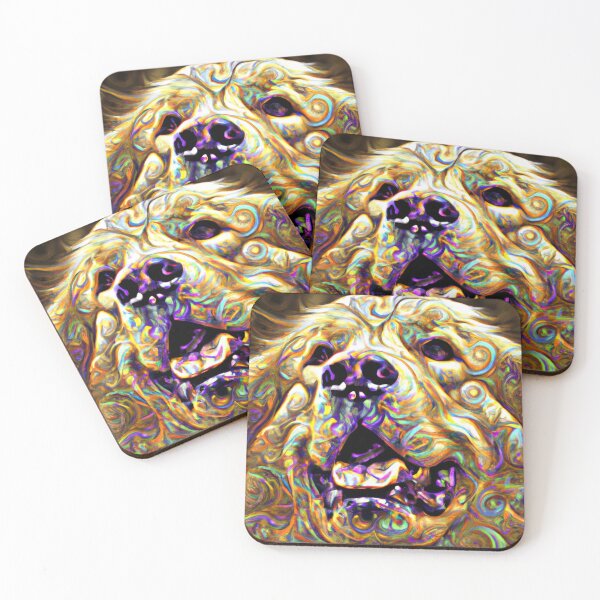 Item preview, Tribal Golden Retriever Dog Art 1 designed and sold by DiatomDesigns.