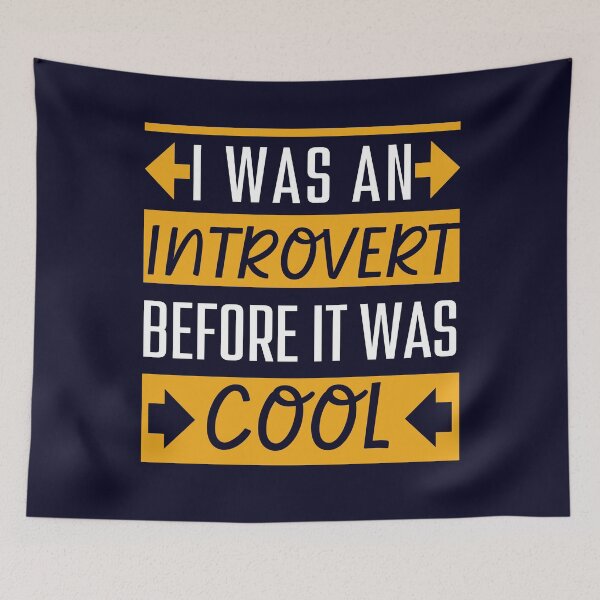 Item preview, I Was An Introvert Funny designed and sold by Hic21.