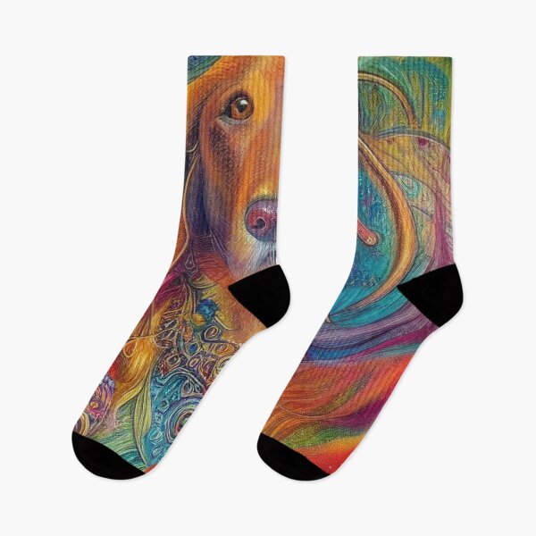 Item preview, Tribal Golden Retriever Dog Art 2 designed and sold by DiatomDesigns.