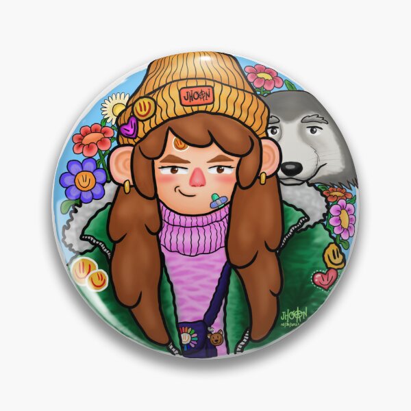 Item preview, Cute Girl character with her dog designed and sold by Jhoan-Art.