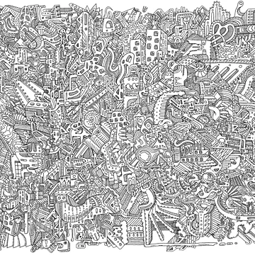 Artwork thumbnail, Abstract Line Design by Drawlander