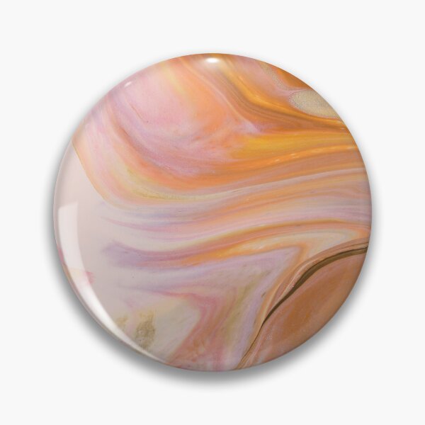 Item preview, Peach Liquid Marble Painting, Swirls, Fluid Art designed and sold by newburyboutique.