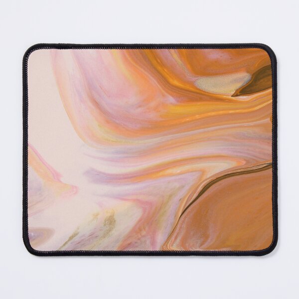 Item preview, Peach Liquid Marble Painting, Swirls, Fluid Art designed and sold by newburyboutique.