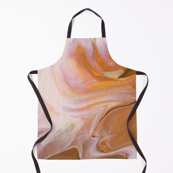 Item preview, Peach Liquid Marble Painting, Swirls, Fluid Art designed and sold by newburyboutique.
