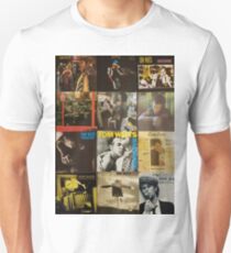 Tom Waits Discography collage Unisex T-Shirt