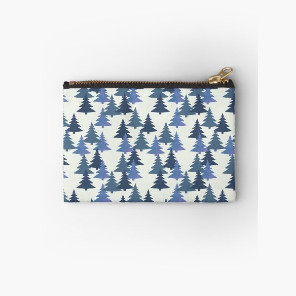 Item preview, Christmas tree design pattern, seamless, kashmir blue, bali hai designed and sold by LishiArts.