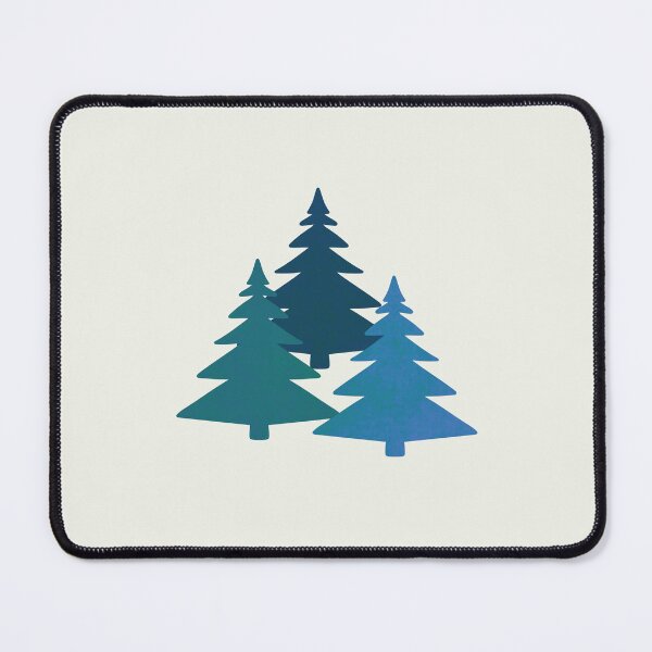 Item preview, Christmas tree design pattern, seamless, kashmir blue, bali hai designed and sold by LishiArts.