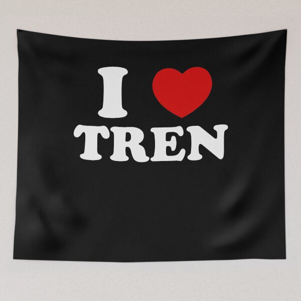 Item preview, Funny workout Quote, I Love Tren Design,Cool bodybuilder designed and sold by hadlamcom.