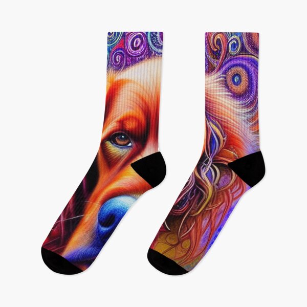 Item preview, Tribal Irish Setter Dog Art 1 designed and sold by DiatomDesigns.