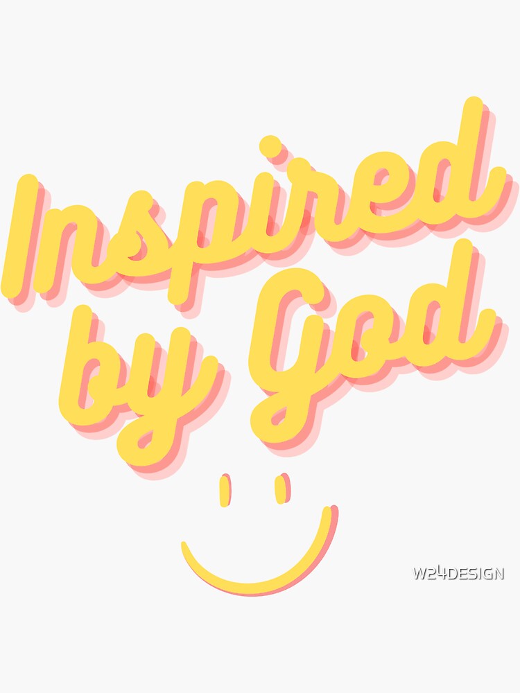 "INSPIRED BY GOD CHRISTIAN APPAREL BIBLE VERSES RELIGIOUS CLOTHING