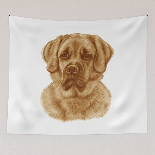 Item preview, Big red dog - brown colorized version designed and sold by SylvieG18.