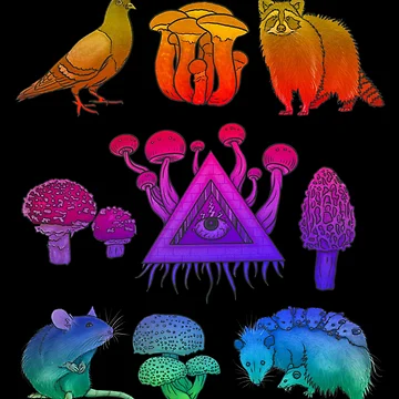 Artwork thumbnail, Trippy trash by Rabbitfool