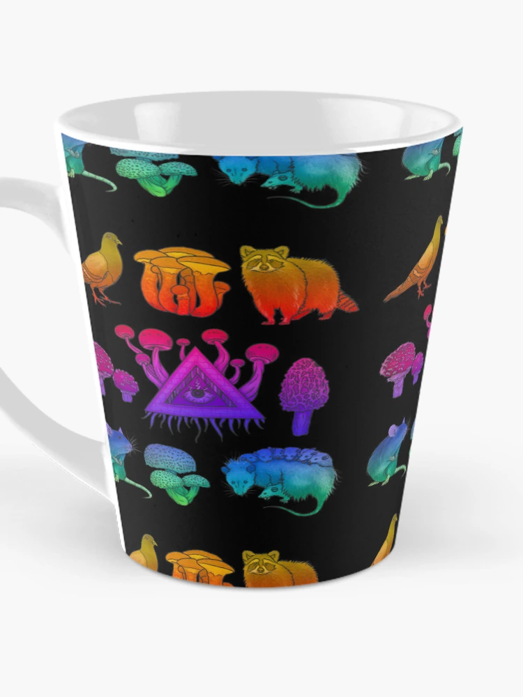 Thumbnail 3 of 4, Coffee Mug, Trippy trash designed and sold by Rabbitfool.