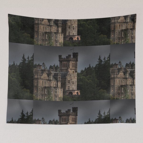 Item preview, Castillo de Carbisdale Sutherland Highland Escocia Torre del reloj Misterio designed and sold by OBTImaging.