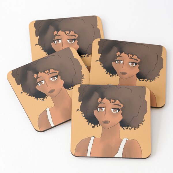 Item preview, Black Girl with Natural Hair designed and sold by Usagicollection.