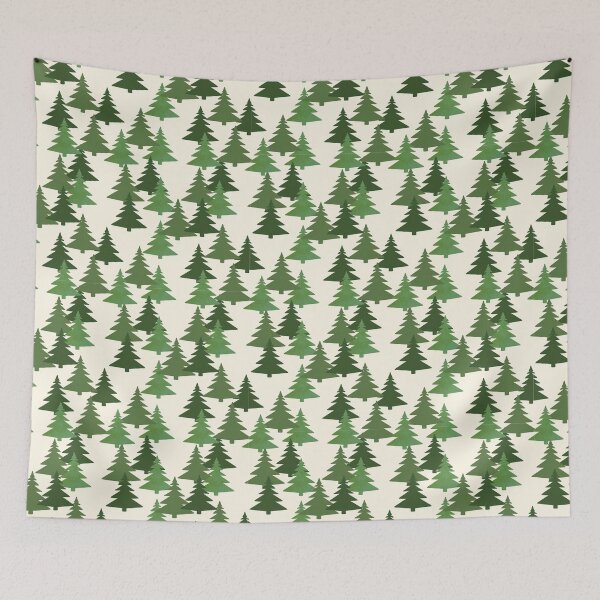 Item preview, Christmas tree design pattern, seamless, green smoke, chalet green designed and sold by LishiArts.
