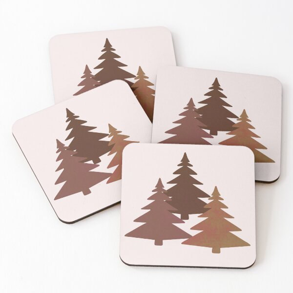 Item preview, Christmas tree design pattern, seamless, spicy mix, brown, vanilla brown designed and sold by LishiArts.