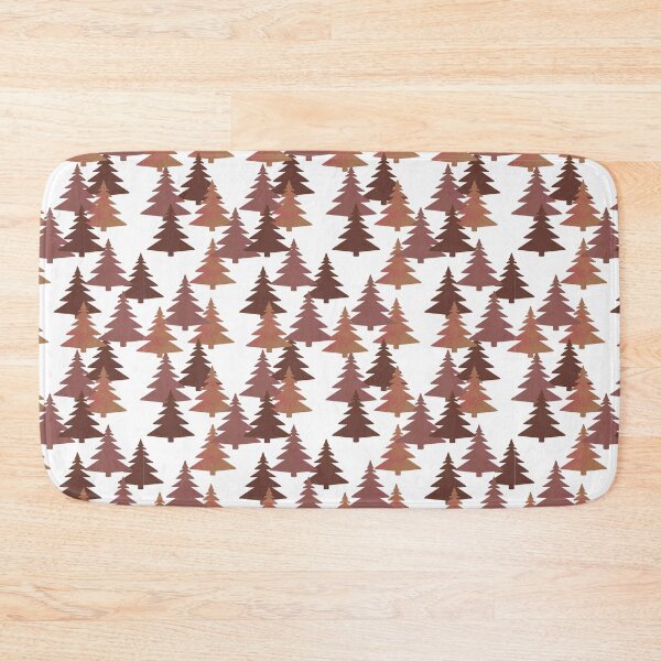 Item preview, Christmas tree design pattern, seamless, spicy mix, brown, vanilla brown designed and sold by LishiArts.