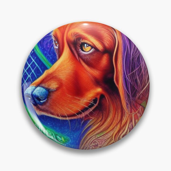 Item preview, Tribal Irish Setter Dog Art 2 designed and sold by DiatomDesigns.