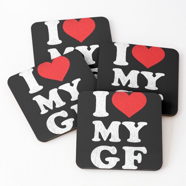 Item preview, Distressed I Heart My Girlfriend Apparel I Love My GF designed and sold by PandaPope.