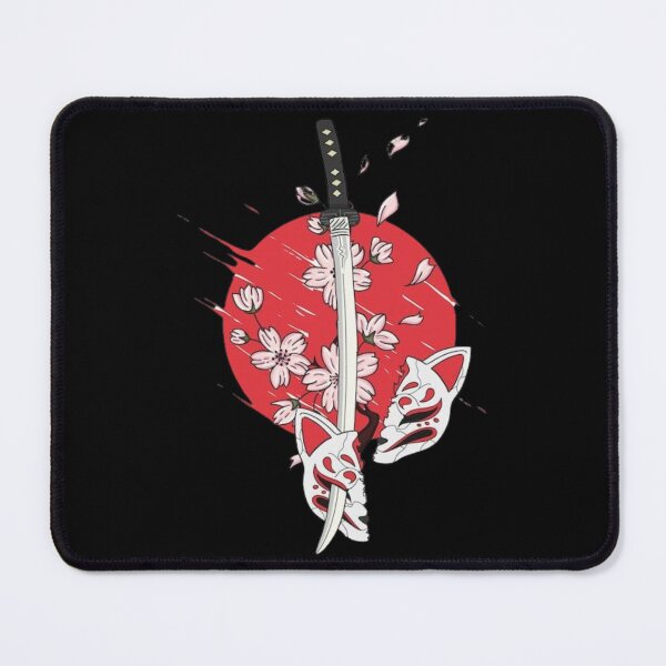 Item preview, Sword And Sakura Design Draw Street Art Retro Culture Vintage Colorful Fight designed and sold by BK-Fishing.