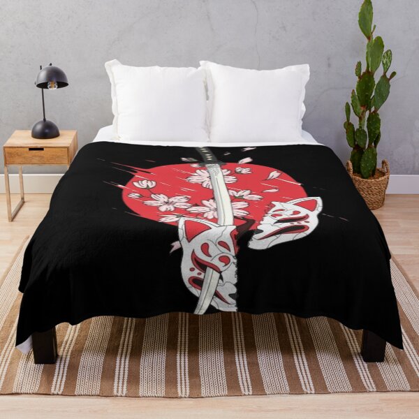 Item preview, Sword And Sakura Design Draw Street Art Retro Culture Vintage Colorful Fight designed and sold by BK-Fishing.