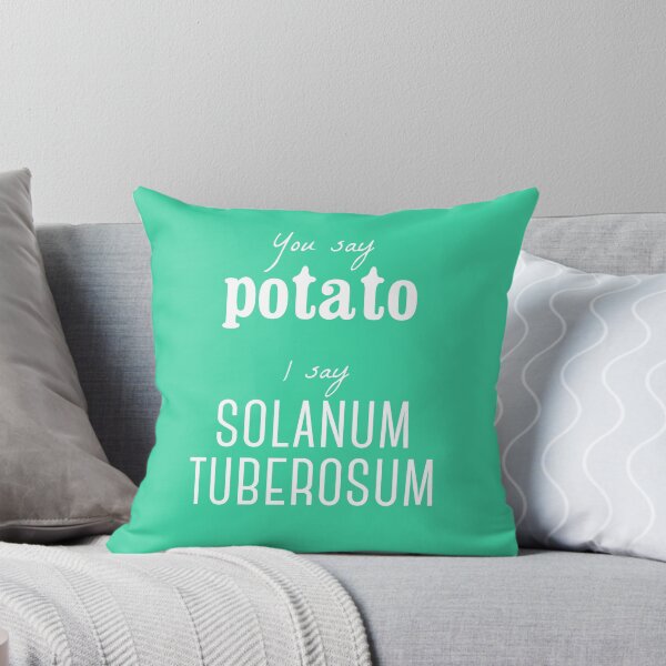 Item preview, You Say Potato (White Text) designed and sold by oddgoosedesigns.