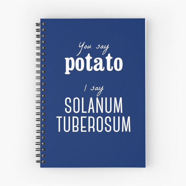 Item preview, You Say Potato (White Text) designed and sold by oddgoosedesigns.