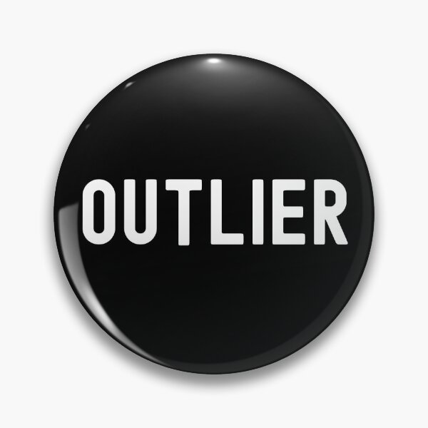 Item preview, Outlier - Math Humor, Funny Statistics, Funny Science, Funny Math, Data Scientist, Mathematics, Geek, Nerd, Statistics Humor designed and sold by jadedscientist.