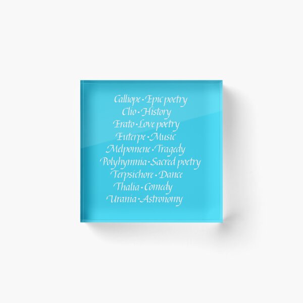 Item preview, Nine muses designed and sold by Rita Planchon.