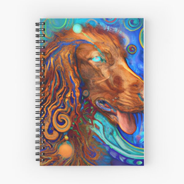 Artikelvorschau, Stammes-Irish-Setter-Hundekunst 3 entworfen und verkauft von DiatomDesigns.