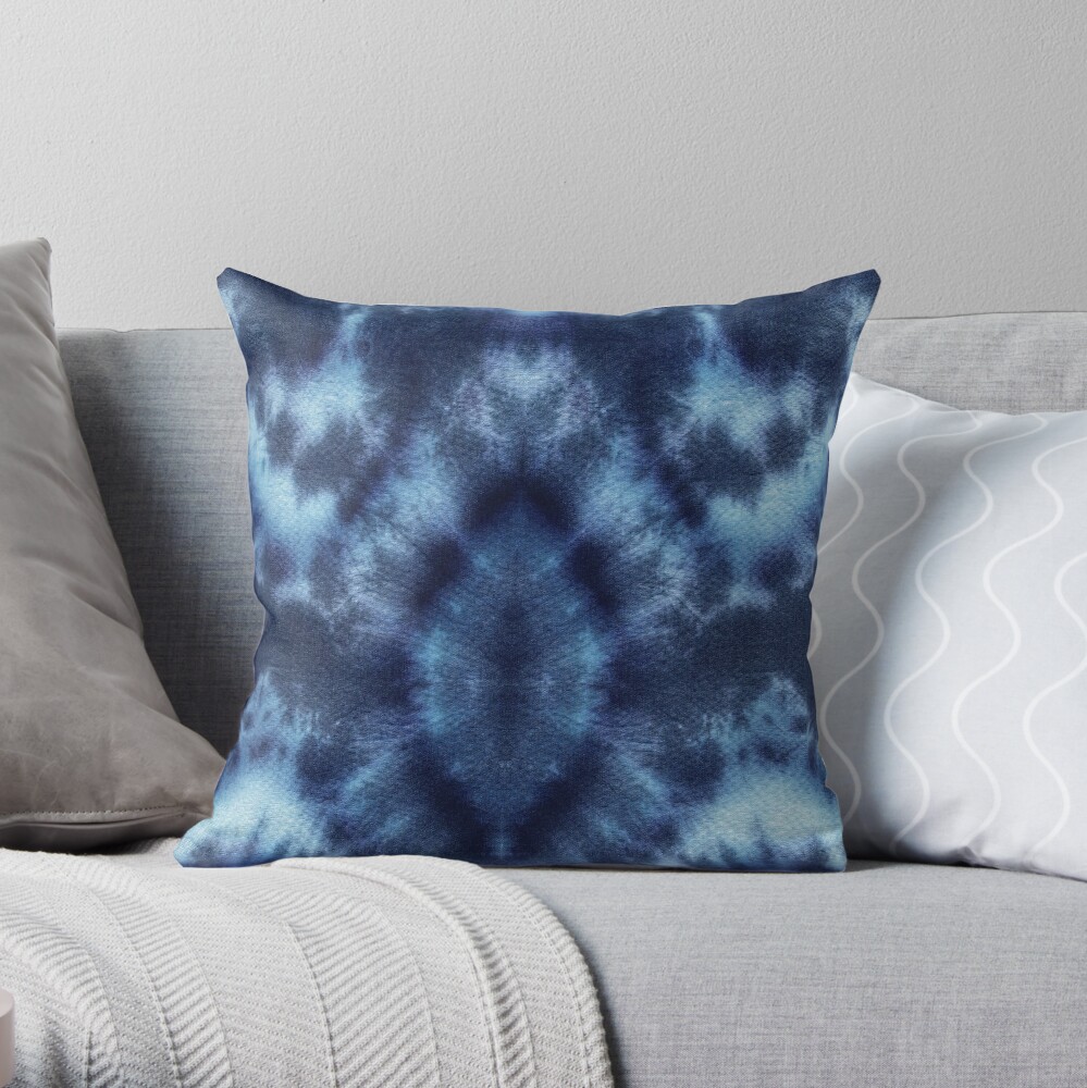 Toepanga Blue Throw Pillow