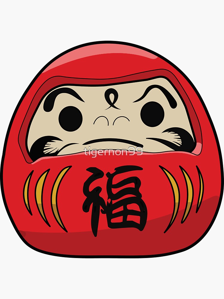 Personalized Red Jumbo Daruma Doll