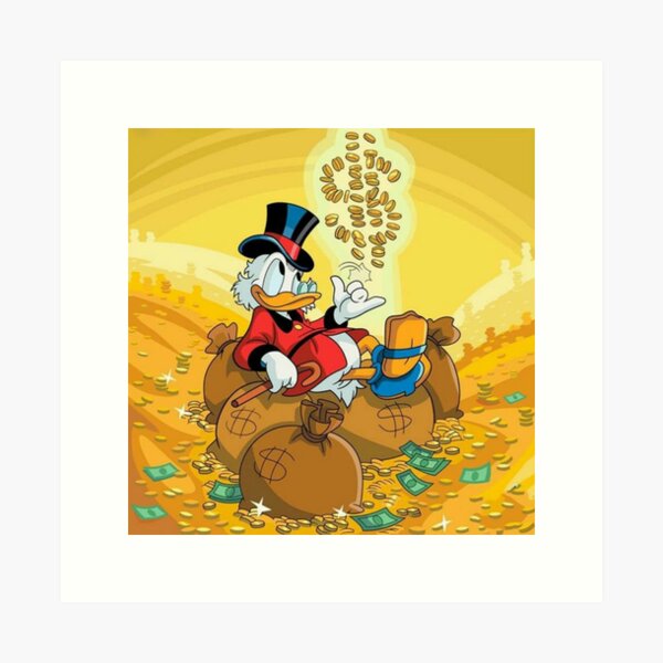 Dagobert Duck Kunstdruck