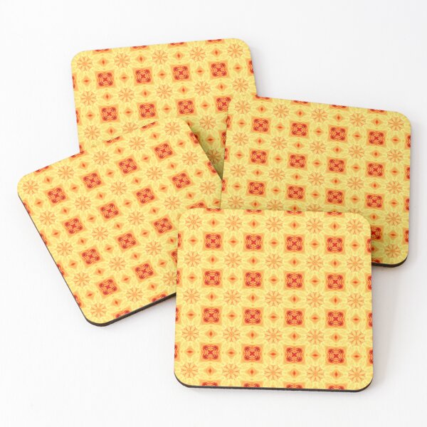 Item preview, Bright Yellow and Orange Floral Pattern designed and sold by Lola Mystique Boutique.