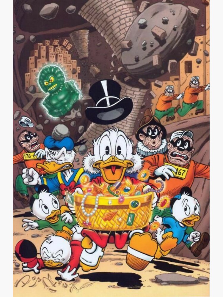 Discover Scrooge McDuck Premium Matte Vertical Poster