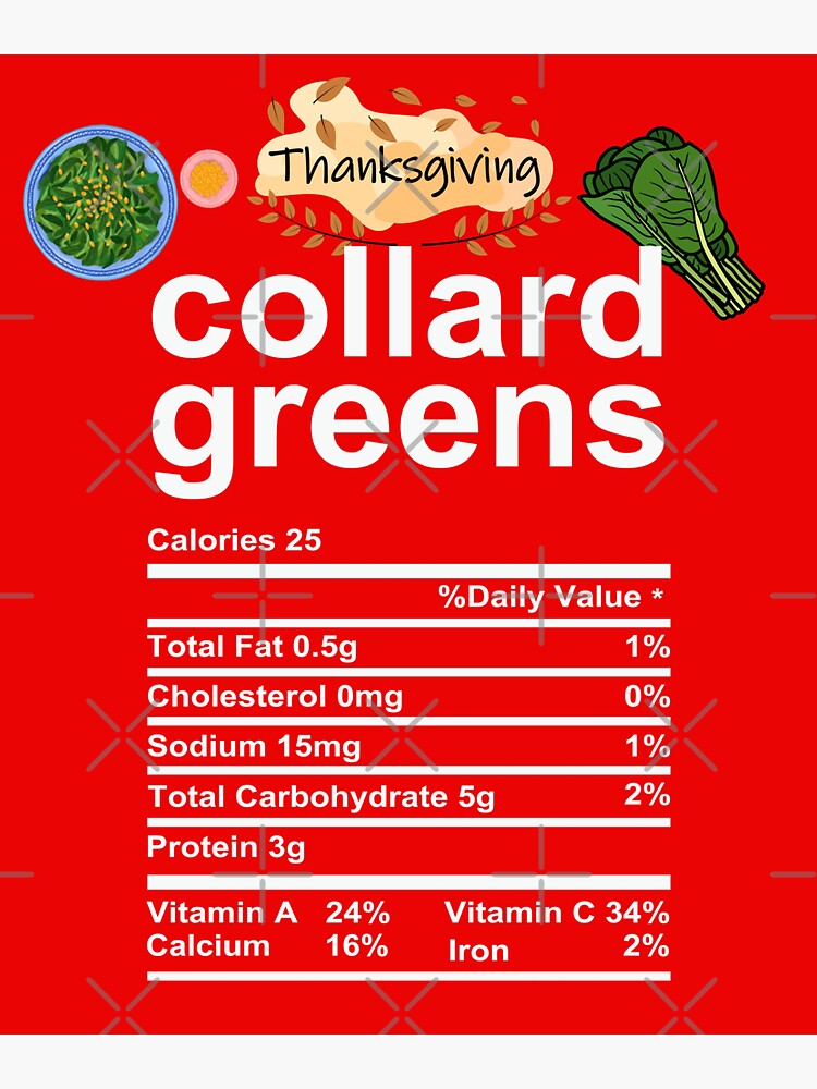 "Funny Collard Greens Nutrition Facts Funny Turkey Nutrition Facts