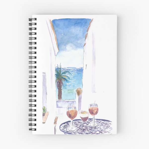 Item preview, Glimpse of the Mediterranean Sea in Small Alley Bar designed and sold by artshop77.