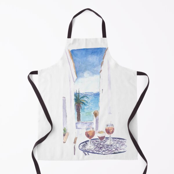 Item preview, Glimpse of the Mediterranean Sea in Small Alley Bar designed and sold by artshop77.