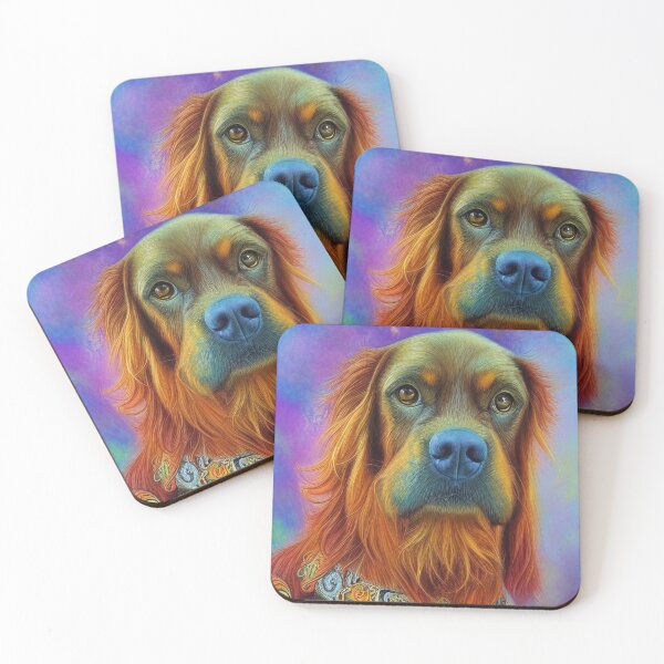 Item preview, Tribal Irish Setter Dog Art 4 designed and sold by DiatomDesigns.