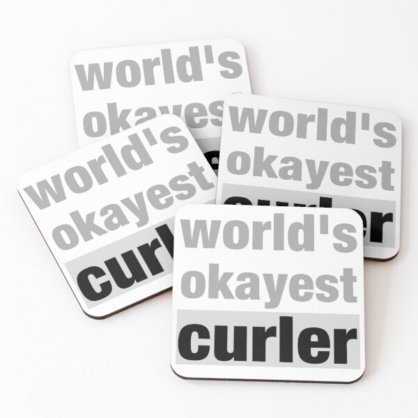 Item preview, World's Okayest Curler  designed and sold by InspireZoneAN.